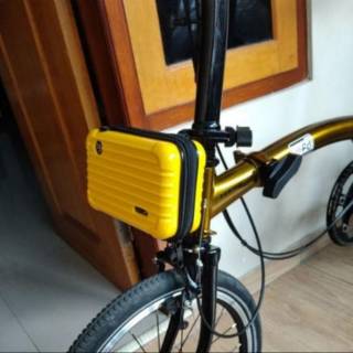 Tas Sepeda Luggage Koper Mini Front Block Sepeda Lipat 