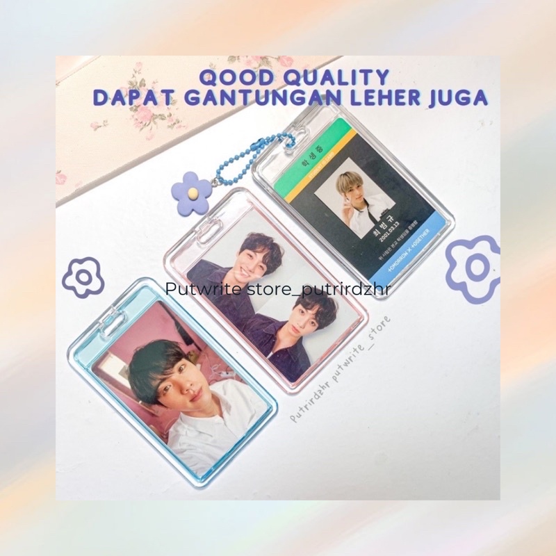 

Photocard Holder Acrylic Kpop ID Card Toploader