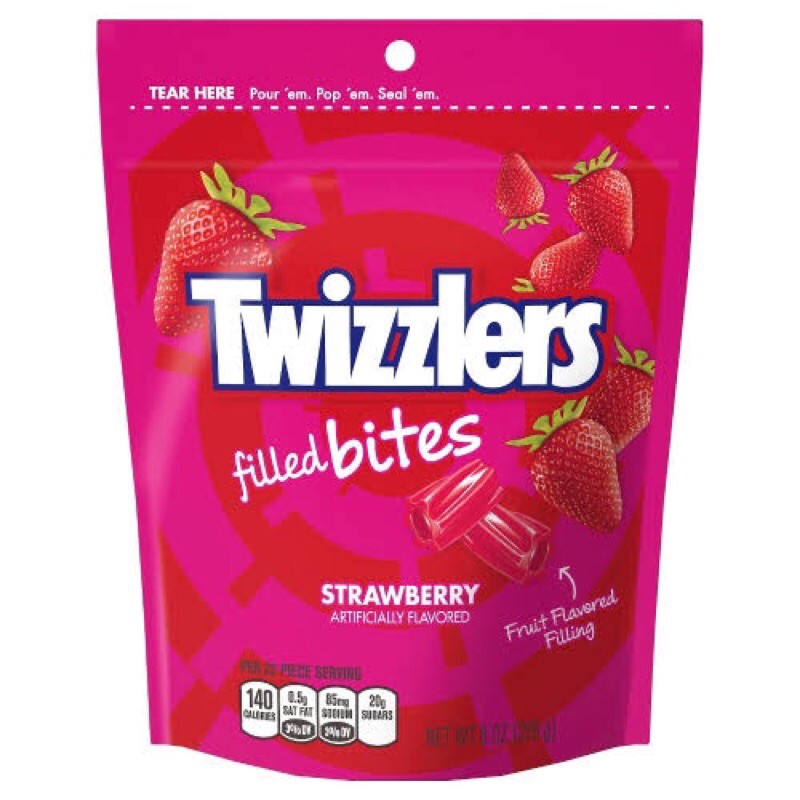 

Twizzlers filled bites strawberry 226g