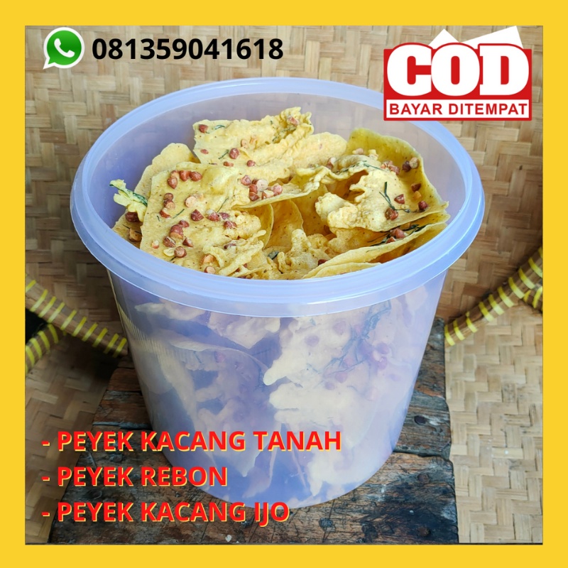 

PEYEK KACANG - PEYEK KACANG IJO - PEYEK REBON - PEYEK TERI - REMPEYEK ENAK RENYAH FREE TOPLES 5 LITER PEYEK MAK ATUN