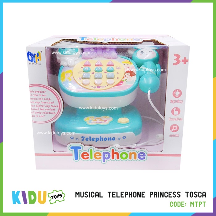 Mainan Anak Telepon Musical Telephone Princess Kidu Toys