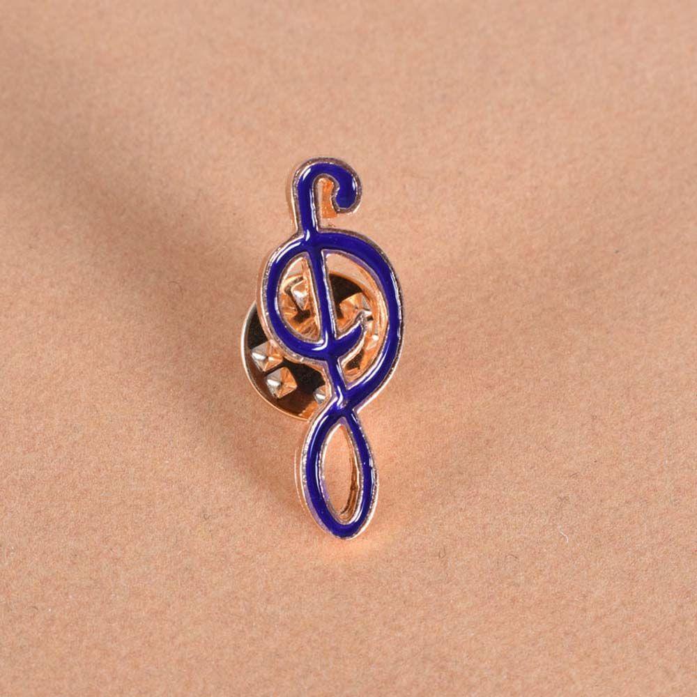 [Elegan] Bros Nota Musik Hadiah Lucu Untuk Wanita Pria Perhiasan Aksesoris Musical Note Travel Commemorative Badge Pin Enamel Pin