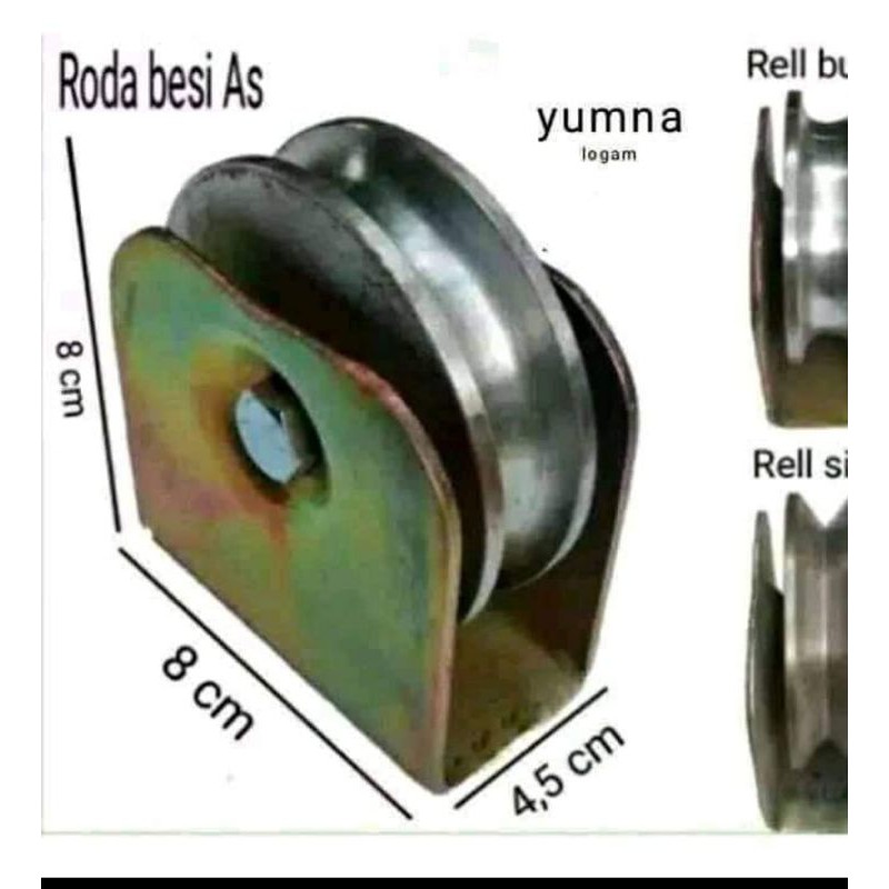 RODA PAGAR SUPER 8CM