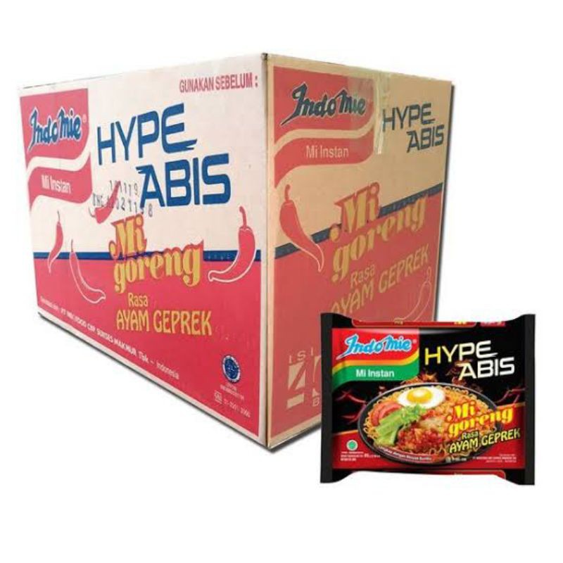 

Indomie Hype Abis Ayam Geprek 1 Karton