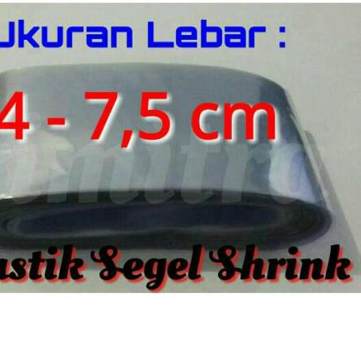 

⭐palingmura⭐ Plastik Segel Shrink Film Bening Transparan Ukuran 4 - 7,5 cm K0DE⭐764