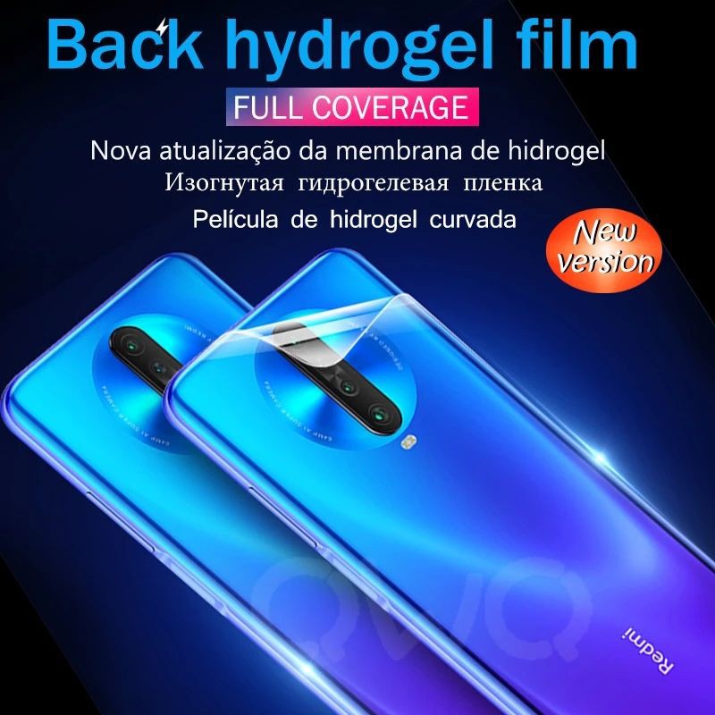 Hydrogel film anti gores lapisan belakang A3s / realme 5 pro