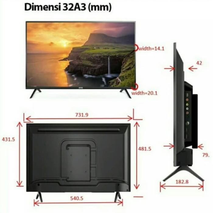 TV TCL 32A5 Smart Android LED Digital TV 32 Inch - GARANSI RESMI