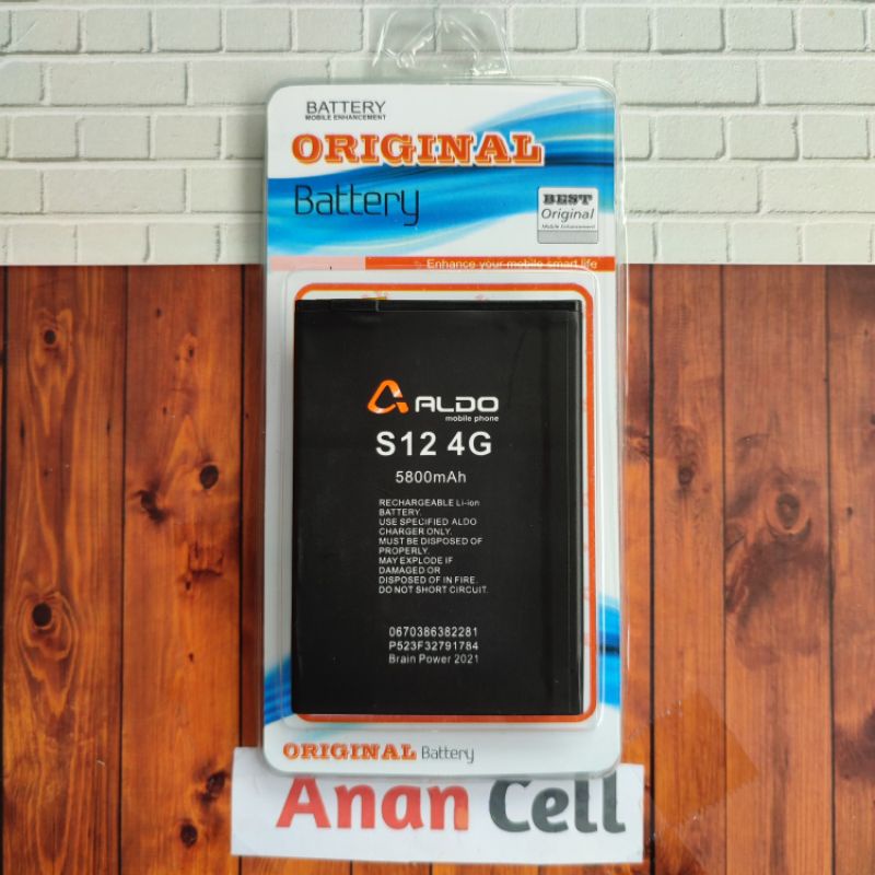 BATRE BATERAI ALDO S12 4G LTE / BATRE ALDO S12 4G