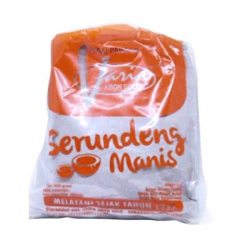 

SERUNDENG SRUNDENG VARIA MANIS KHAS SOLO 250gr