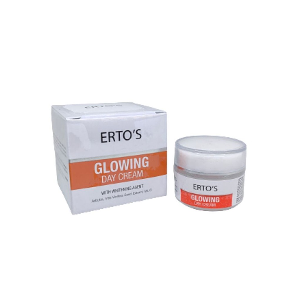 ERTOS GLOWING DAY CREAM WHITENING KRIM ORIGINAL BPOM