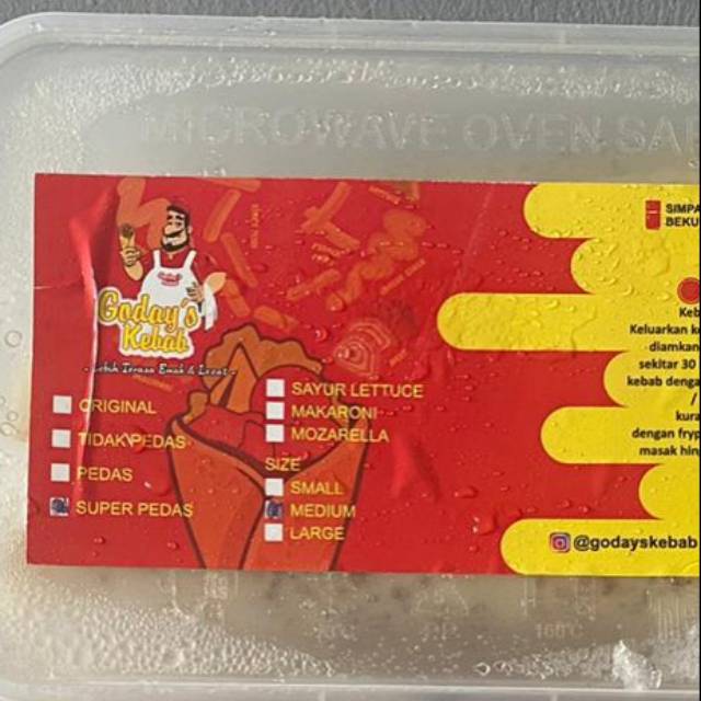 

KEBAB goday's fuul daging sapi pilihan