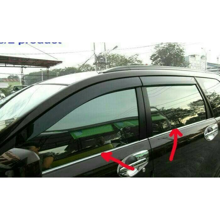 List kaca samping Grand New Avanza Great New Xenia chrome