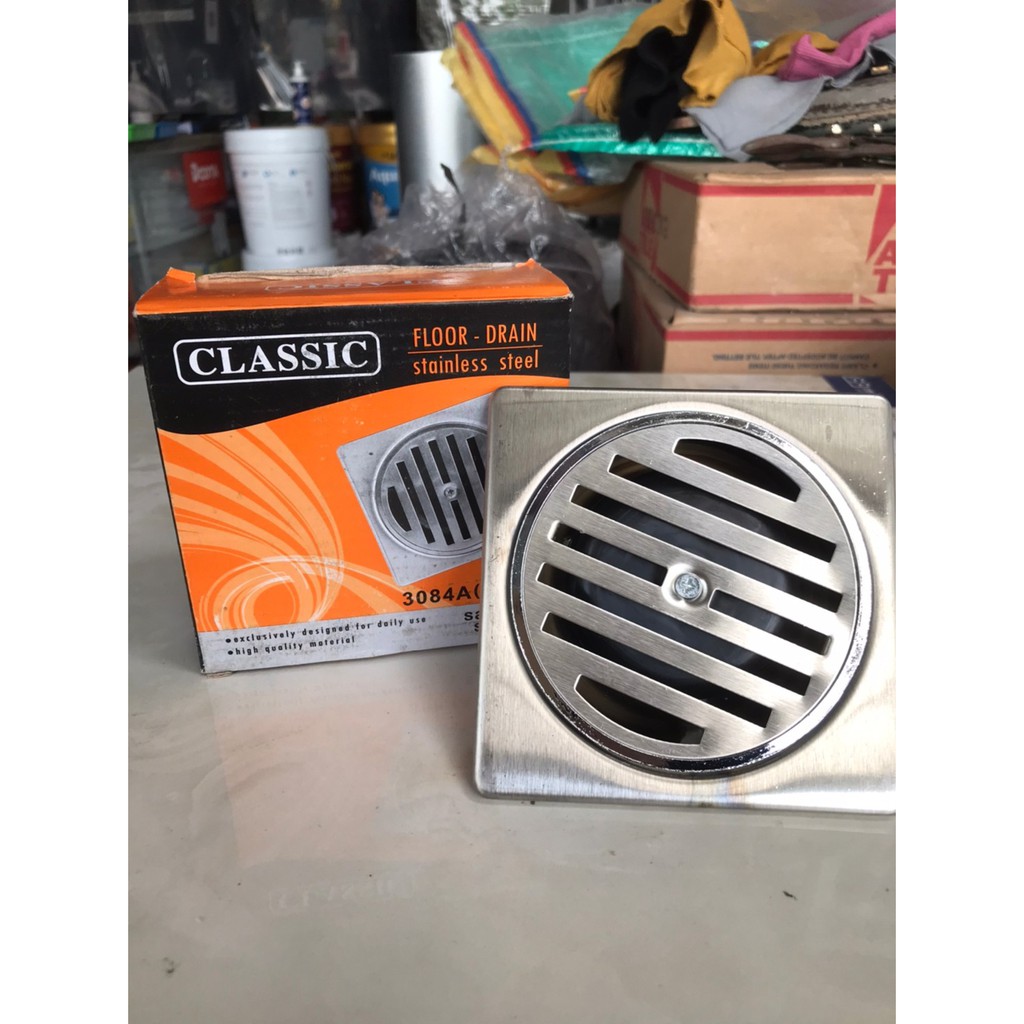 Saringan Got Kamar Mandi Stainless Classic / Floor Drain / Avur / Afur