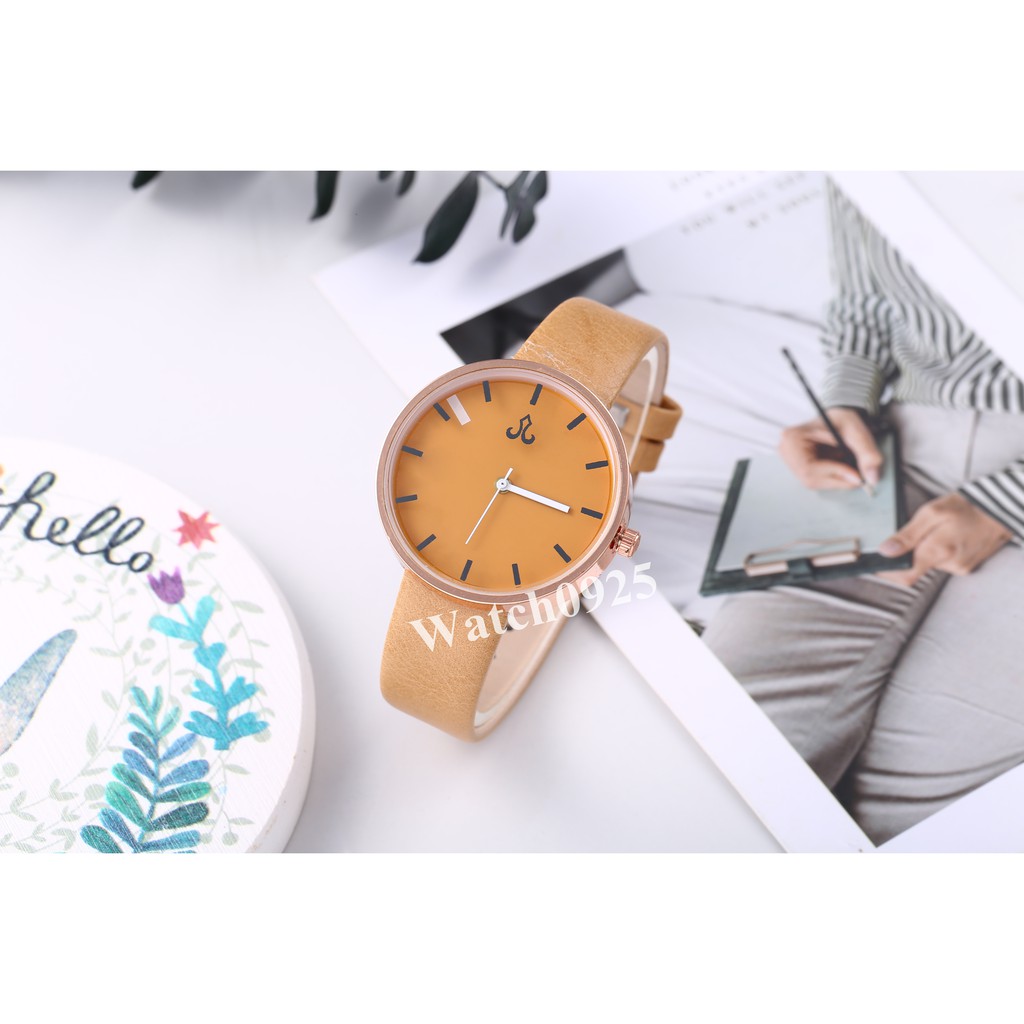 JAM TANGAN WANITA COUPLE GAYA KOREAN SIMPLE JAM FASHION MEN WOMEN RANTAI NYLON