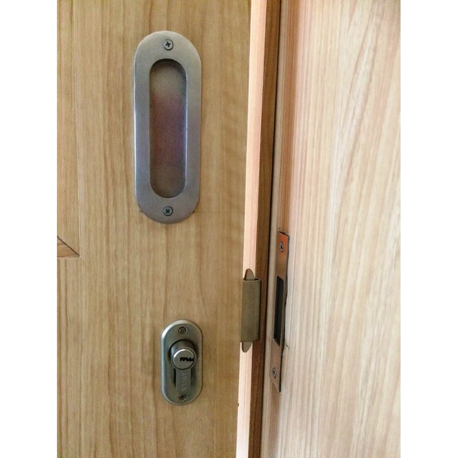 Paket Handle Kunci Pintu Sliding Lockcase Set Pintu Geser Komplit