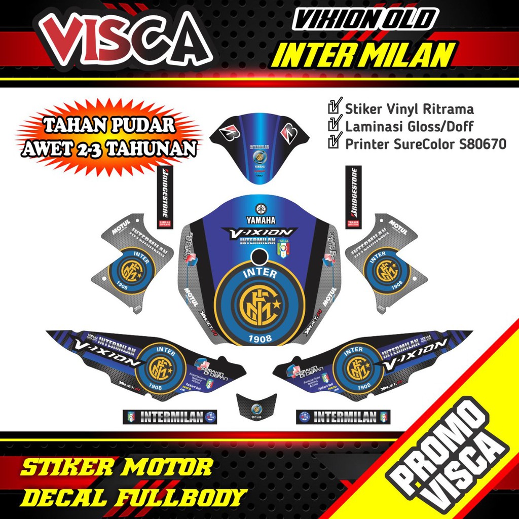 Decal Vixion OLD Decal Vixion OLD Stiker Vixion OLD Stiker Vixion OLD Inter