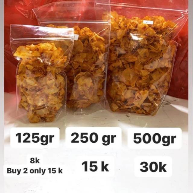 

kripik singkong pedas manis murah dan enak