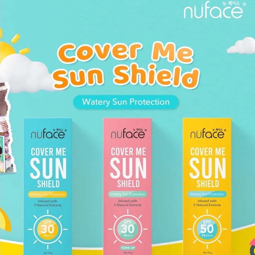 ✦SINAR✦Nu Face Nu Sunscreen Cover Me Sun Shield