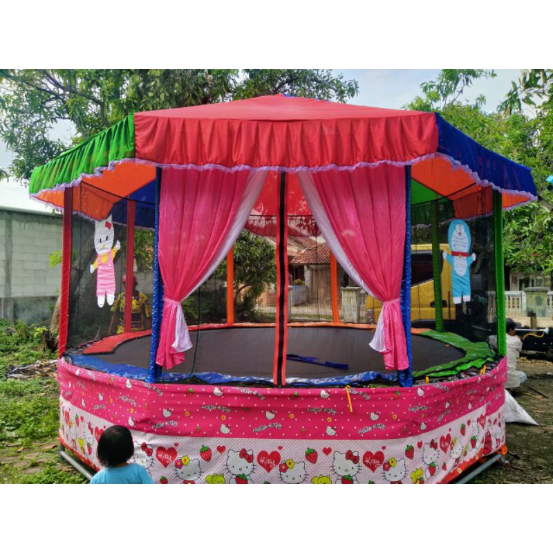 trampolin bulat10fit sampai 16fit