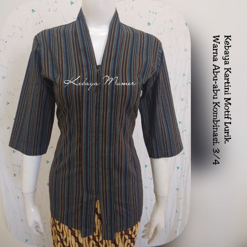 Kebaya Murah Jadi Lurik Kartini Modern. Kebaya Lurik Kartini. Lurik Kartini. Kebaya Lurik-5