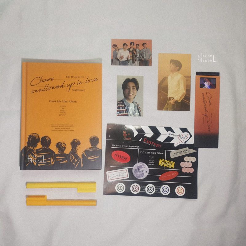 ALBUM FULLSET UNSEALED NEGENTROPY ONLY VER (PC YOUNGK POSTER WONPIL)