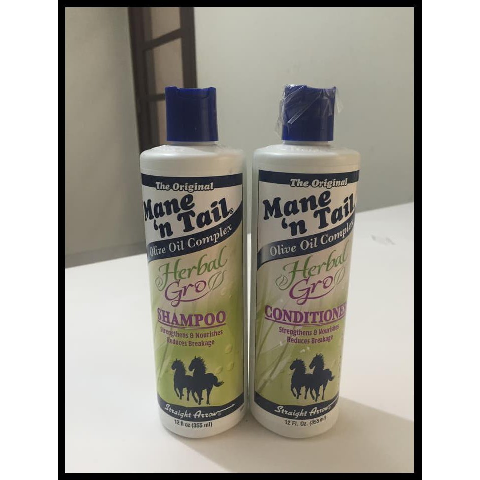 SHAMPOO / SHAMPO / SAMPO + CONDI KUDA MANE N TAIL HERBAL GRO COMBO SPECIAL