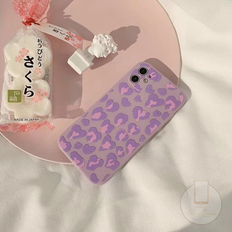 Casing Xiaomi MI 10 11 Lite 10T Redmi 10 9A POCO M3 Pro F3 Poco X3 NFC Poco M3 Redmi  Note10 10s 10Pro Note9 Note8 10ProMax 10ProMaxPlus Redmi 9 9t Purple Leopard Soft Case