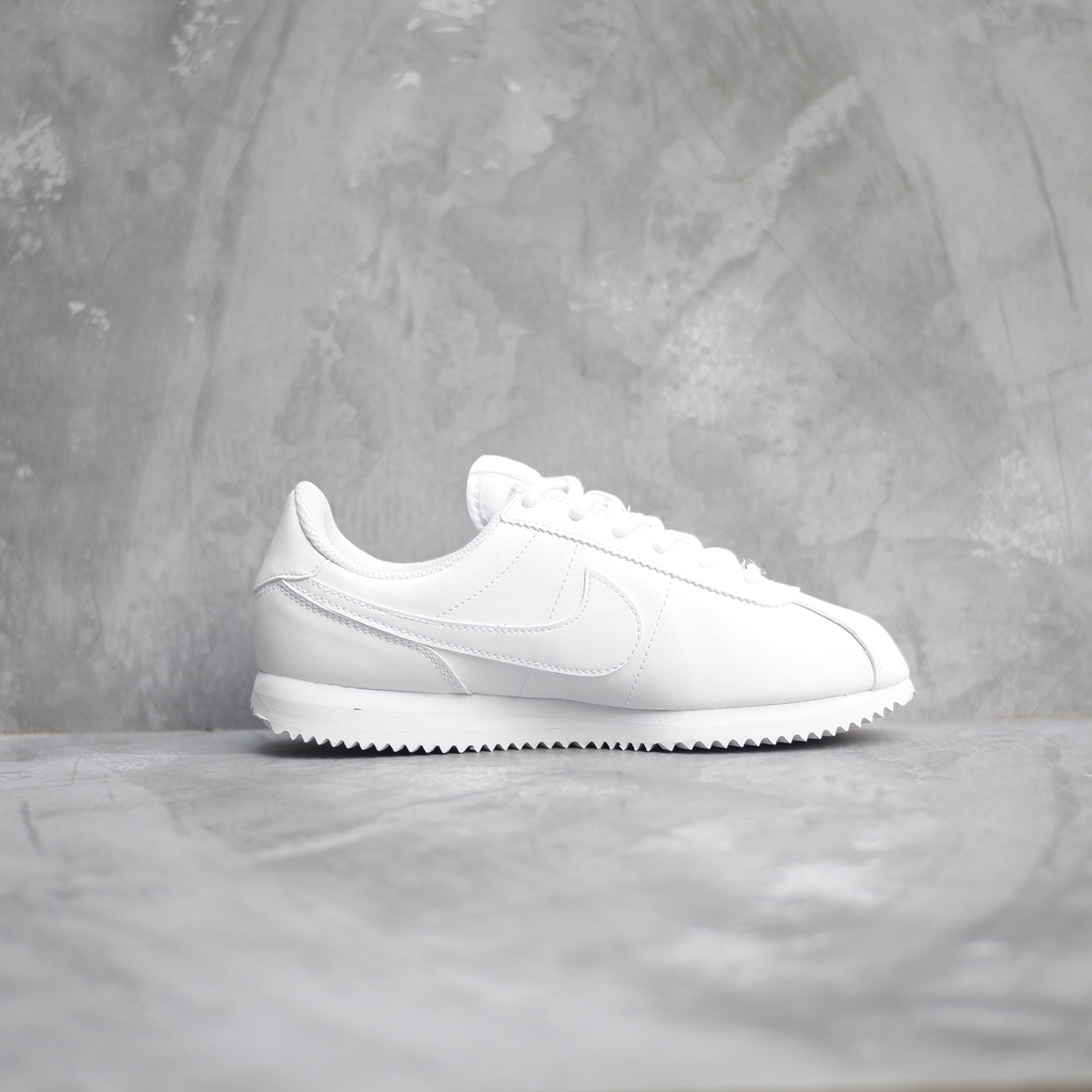 all white classic nikes