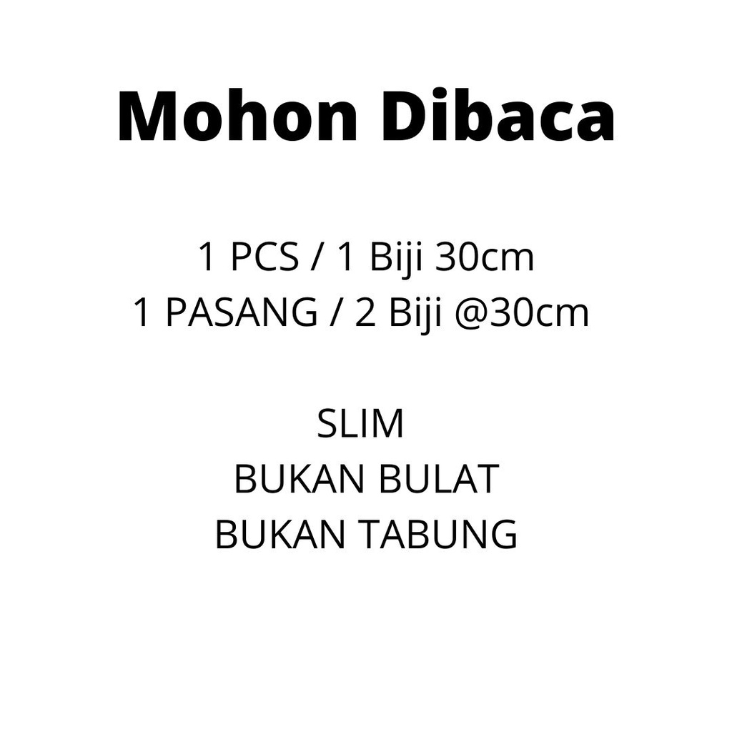 Lampu Alis Motor Mobil Semua Merk Tahun Tipe LED Neon Bukan Running dan Bukan Bintik 30cm