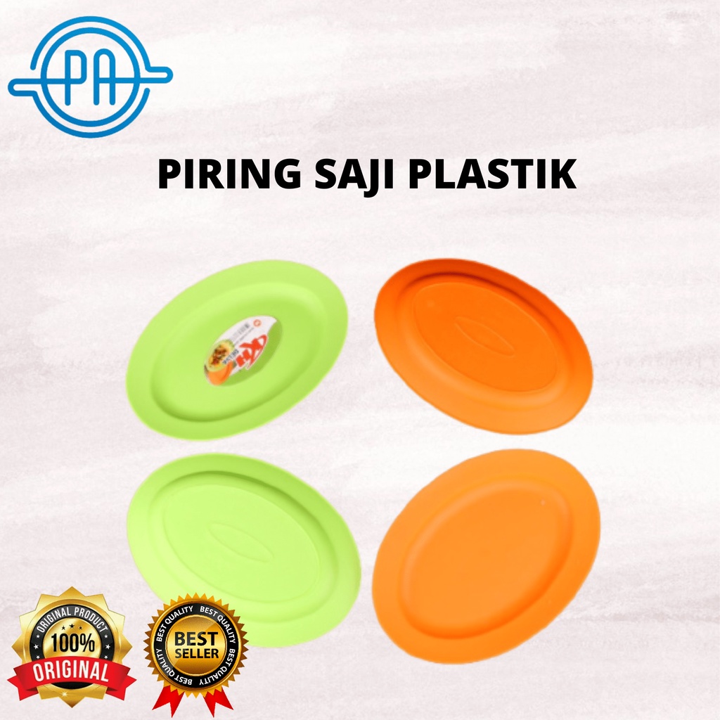 PIRING SAJI PLASTIK / LODOR PLASTIK OVAL KH BELVA 10&quot;