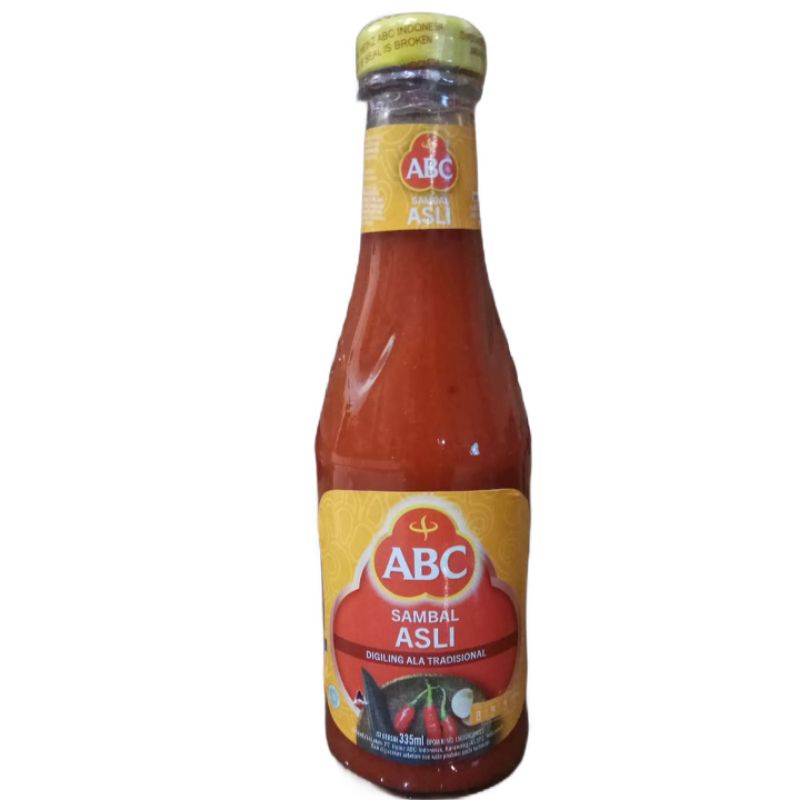 

sambal saus abc asli 335ml botol kaca