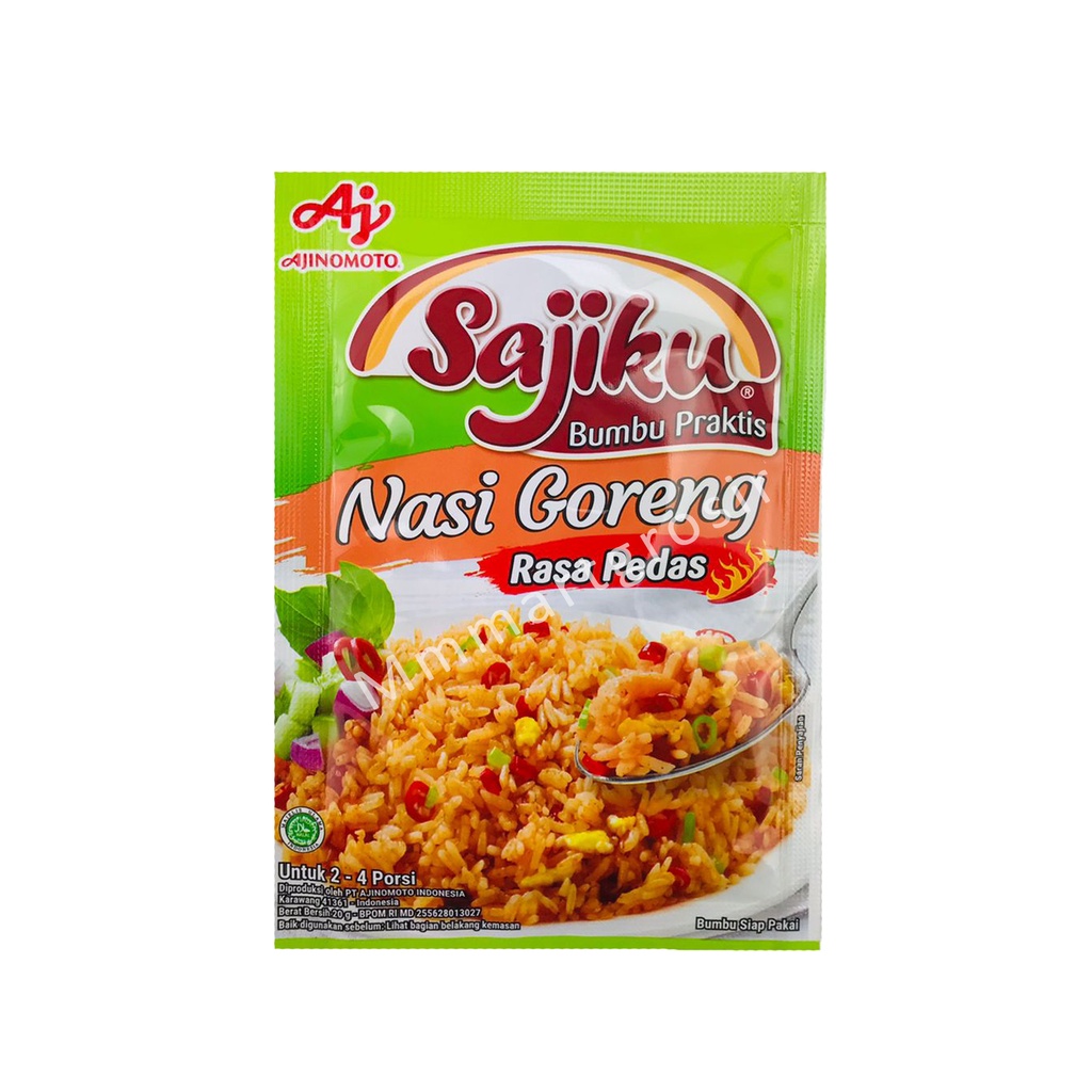 SAJIKU BUMBU SIAP PAKAI NASI GORENG RASA PEDAS 20g