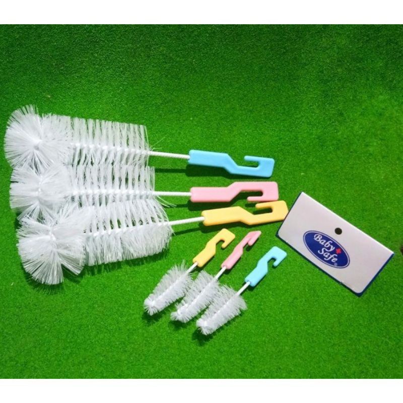 Baby Safe BD037-1 dan BD037 Bottle Brush Sikat Botol susu bayi