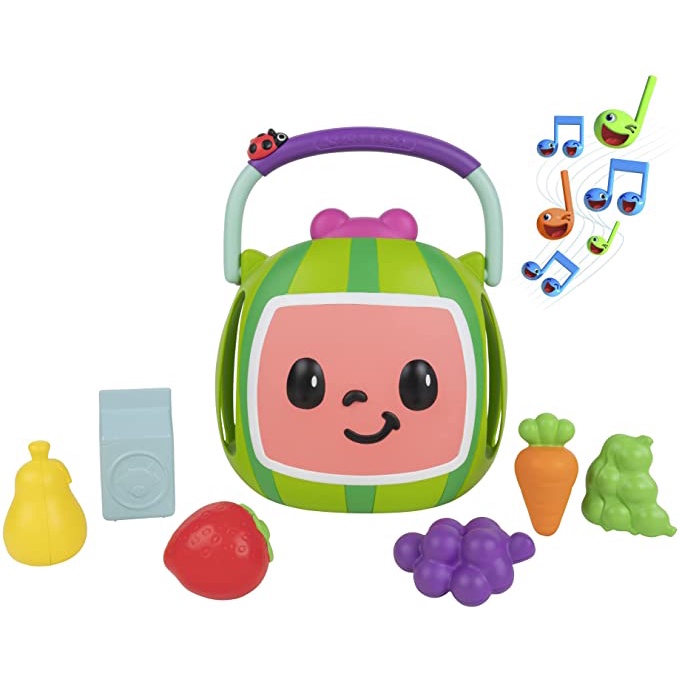 CoComelon Roleplay Musical Yes Yes Vegetable Basket Original / Mainan Anak Keranjang Sayur Cocomelon Original