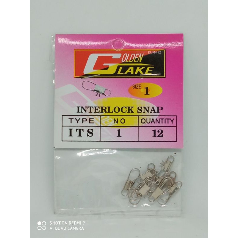 Penitik Golden Lake Interlock Snap ( No.01 )