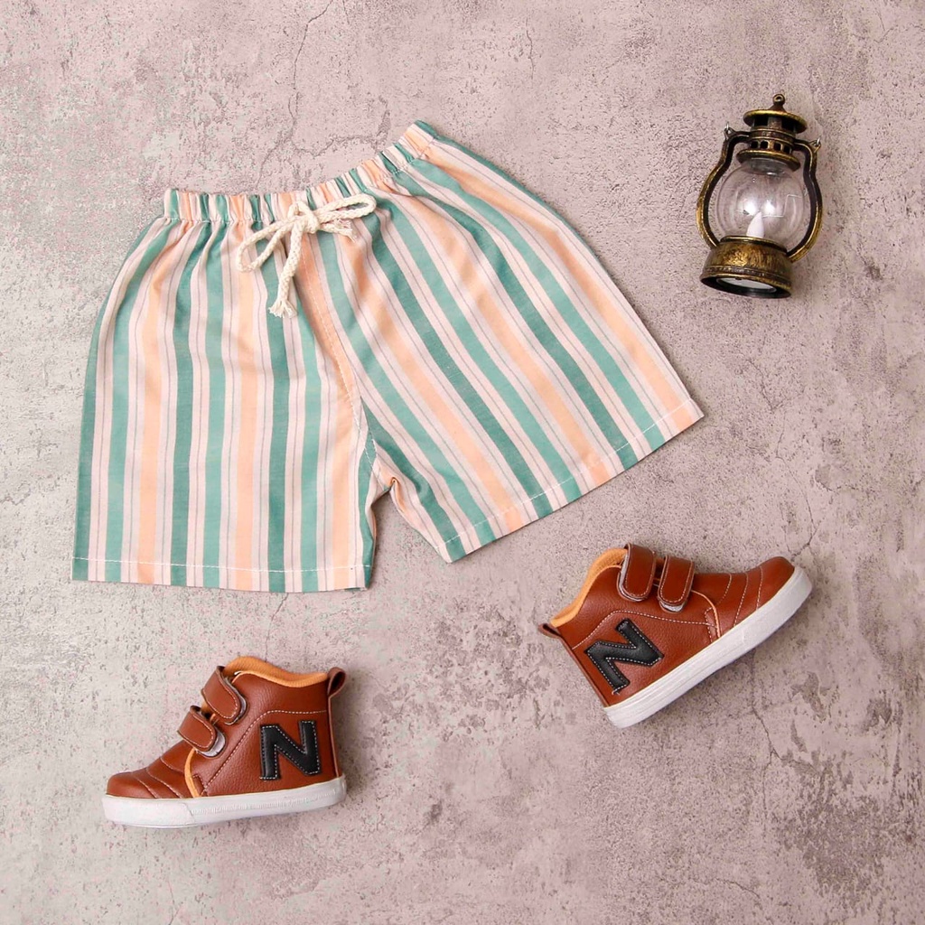 Jikialiang - CELANA PENDEK ANAK SALUR LAKI LAKI &amp; PEREMPUAN USIA 1-8 TAHUN BAHAN KATUN YANDED