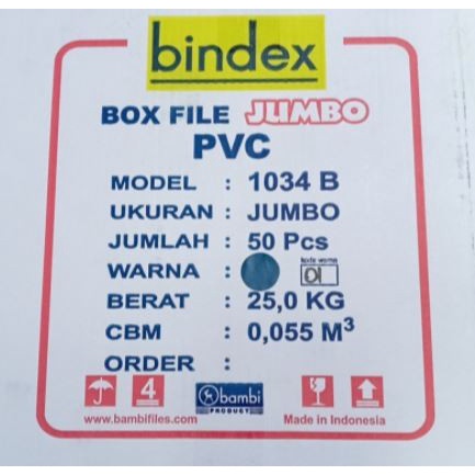 

File-Box- Box File Jumbo Bindex 1034B Biru -Box-File.