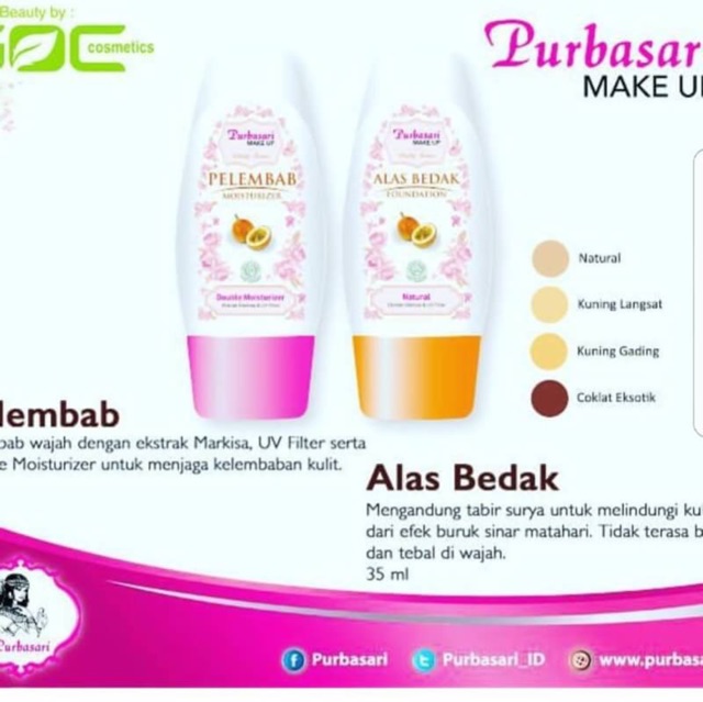 Purbasari Alas Bedak / Foundation