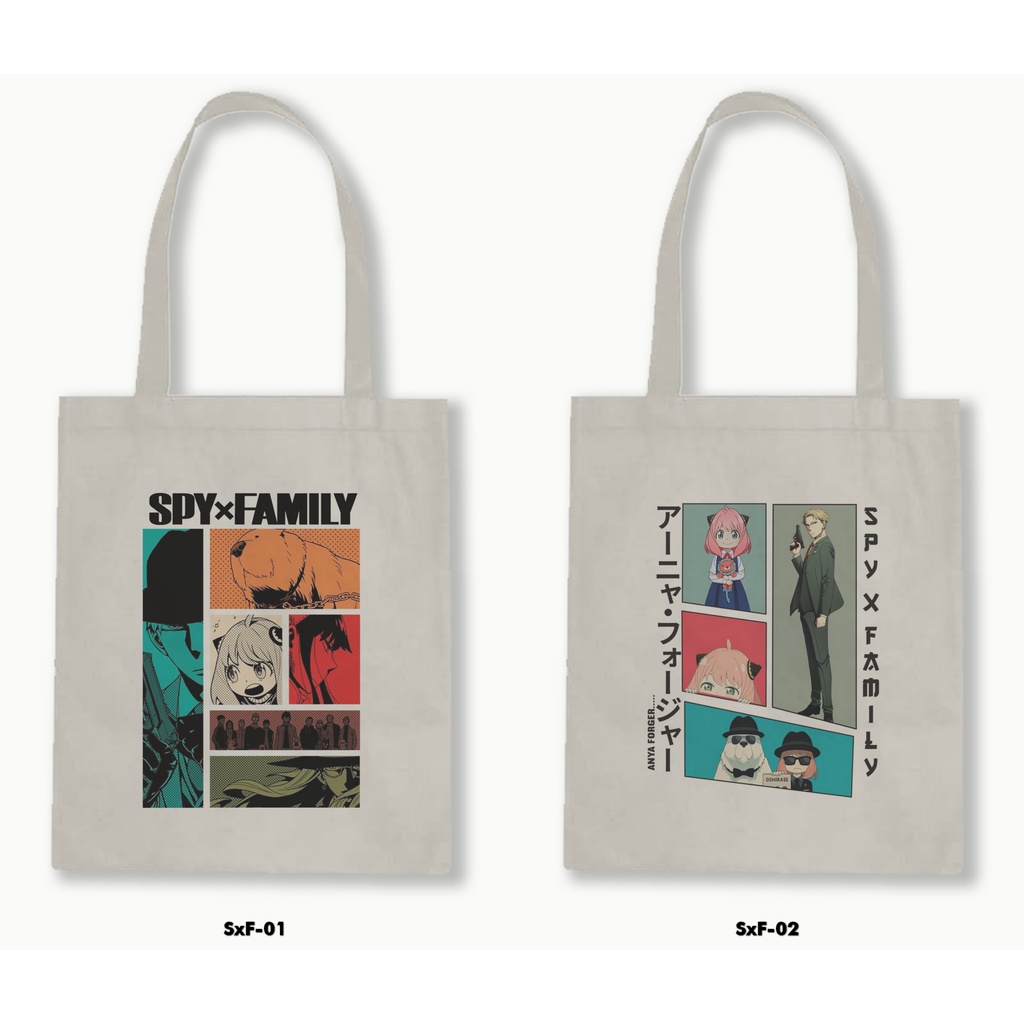 TOTE BAG BLACU - ANIME / MANGA - SPY X FAMILY