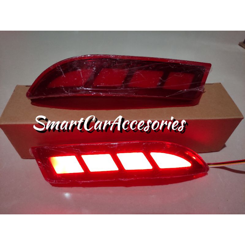 Lampu Reflektor Bemper Bumper Belakang LED All New Grand New Avanza Xenia 2024 Running