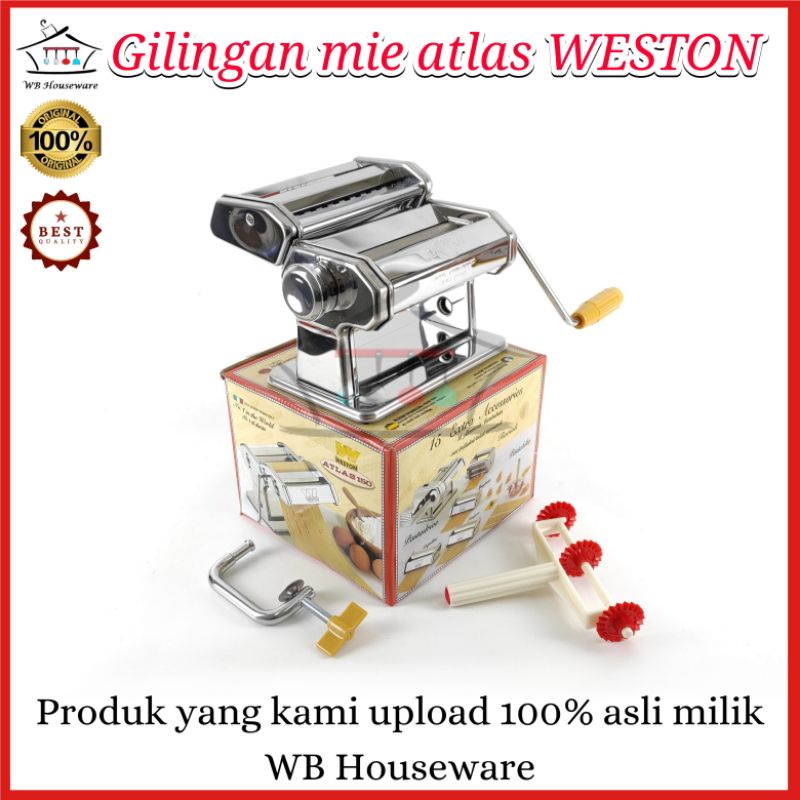 gilingan mie atlas weston 150 berkualitas tebal