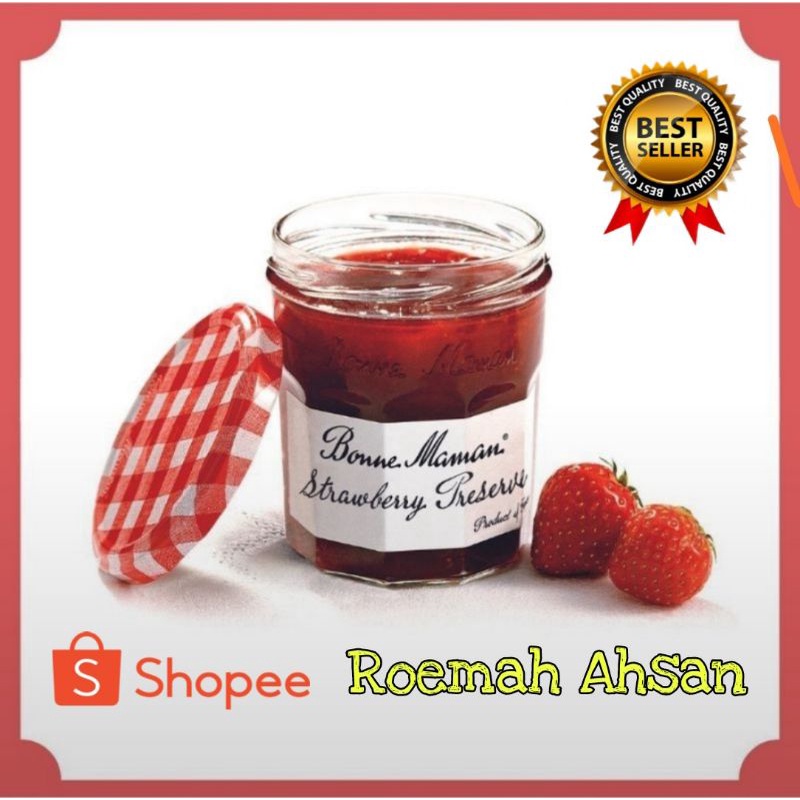 

BONNE MAMAN SELAI OLAHAN RASA STRAWBERRY 370 GR