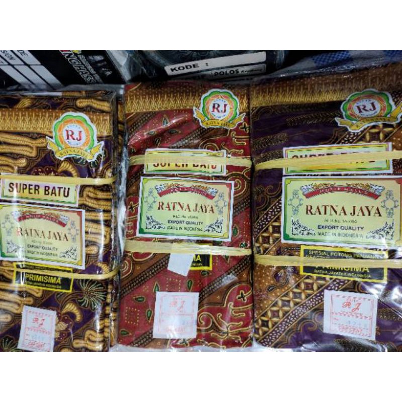 Jual Kain Jarik Panjang Bahalai Batik Merk Rj Ratna Jaya Super