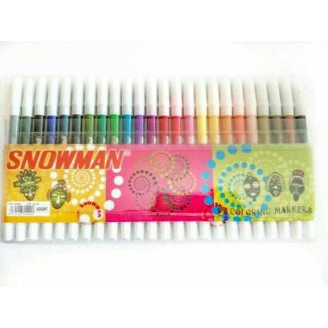 

Spidol 24 Warna Snowman