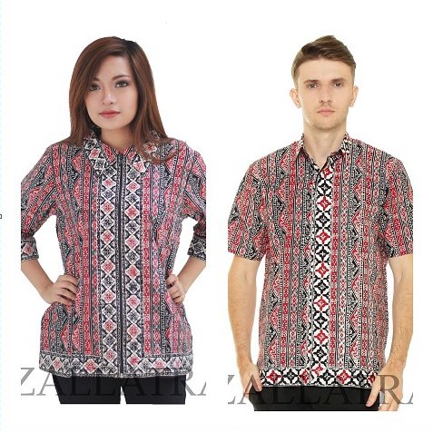 Couple Batik Cap Asli Medan - Zallatra