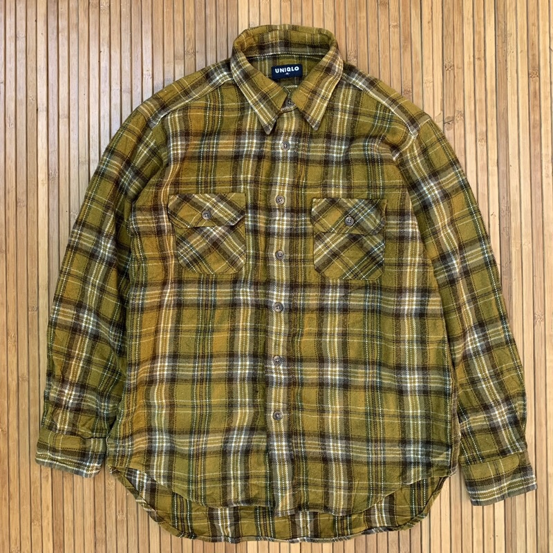 flannel uniqlo wool second