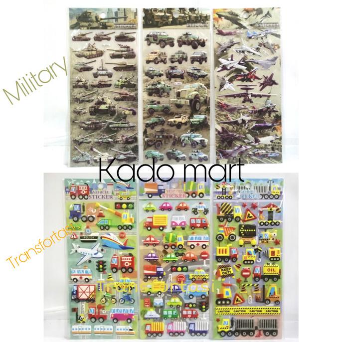 

Stiker Timbul Sticker Motif Karakter Cwek Cwok Transfortasi Military
