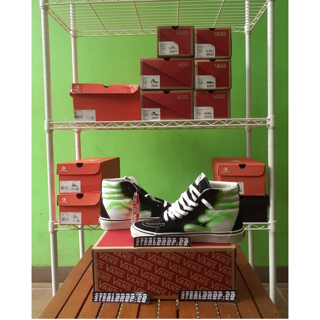 Vans Sk8hi "Flame Green"