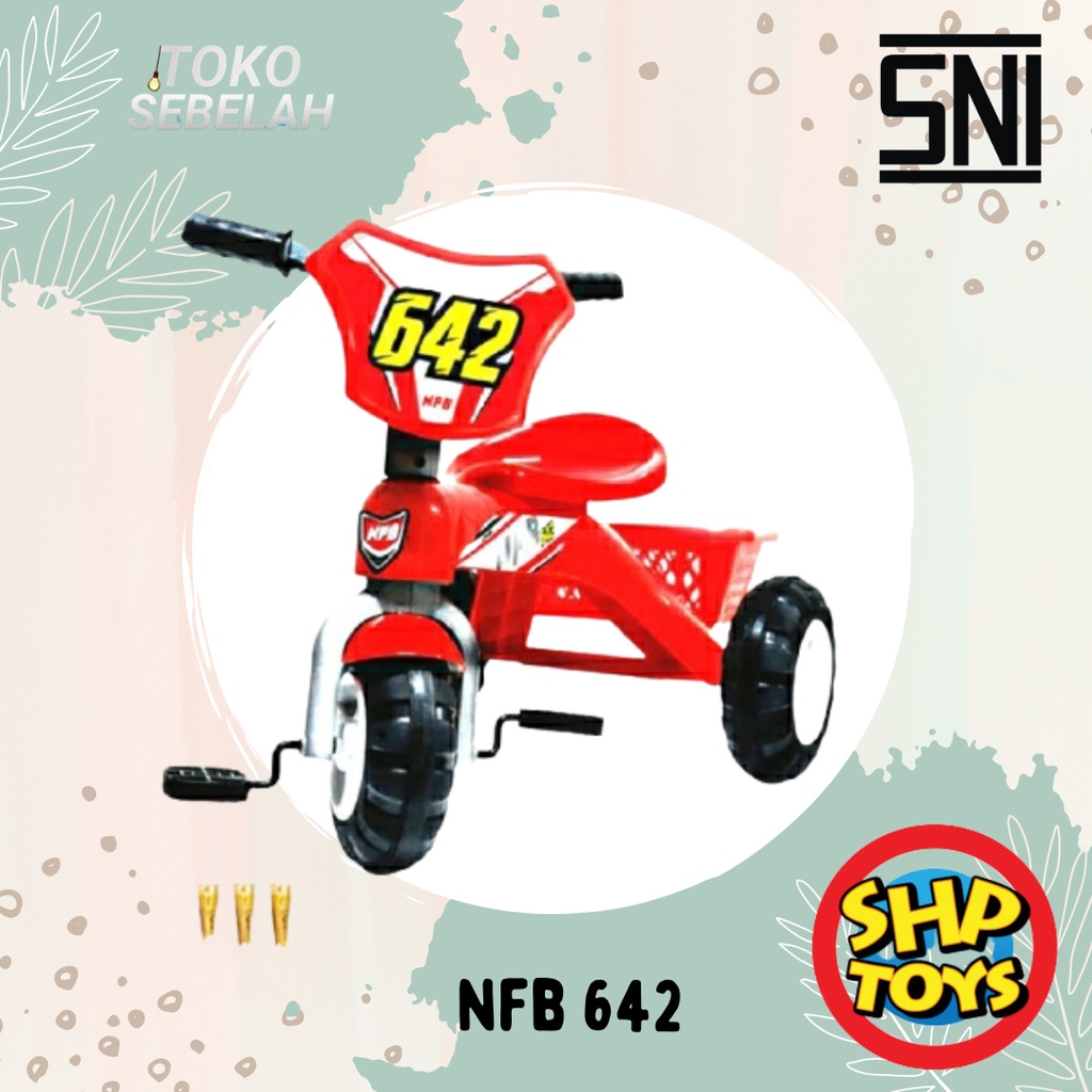 Mainan Anak Sepeda Roda Tiga Bmx Tricyle Shincan SHP NFB 642