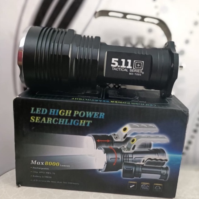 SENTER LED HIGH POWER SEARCHLIGHT MX-T685 MAX 8000 LUMENS